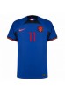 Nederland Steven Berghuis #11 Voetbaltruitje Uit tenue WK 2022 Korte Mouw